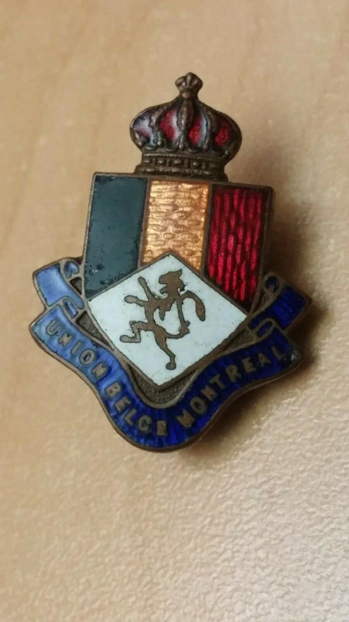 Vintage Union Belge Montreal Pin