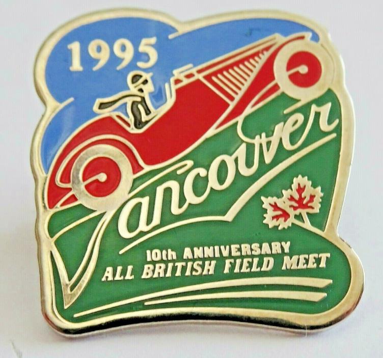Vancouver All British Field Car Meet 1995 Pin