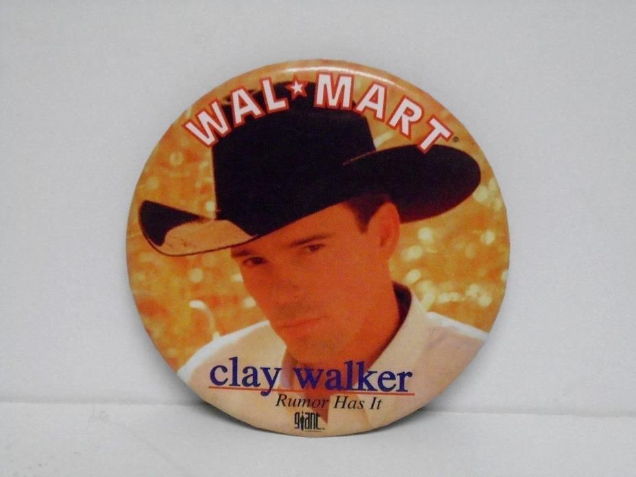 Collectible Pinback/Badge Clay Walker Country Music Star 3