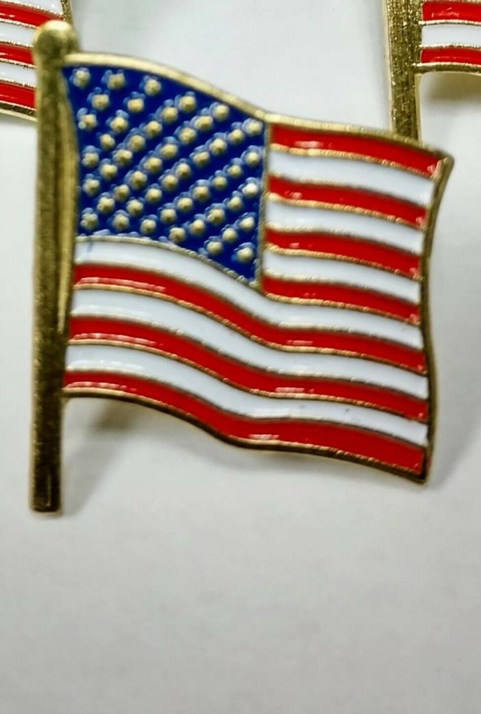 American Flag Lapel Pin Ships From USA!