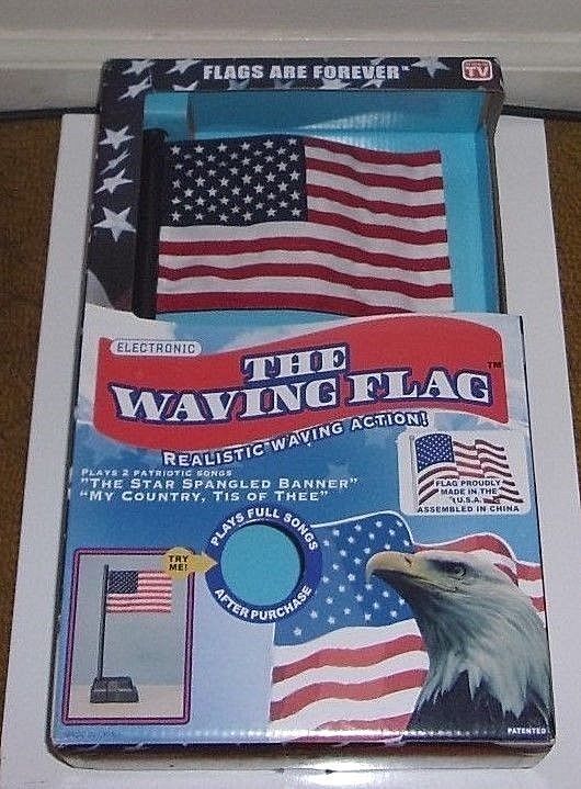 Bluebanana New Electronic The Waving American Flag Made in USA