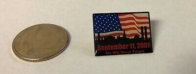 September 11, 2001 We Will Never Forget Pin