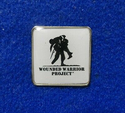 Patriotic American Military Service Wounded Warrior Project 2 Soldiers Lapel Pin
