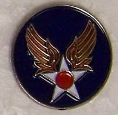 Hat Lapel Push Tie Tac Pin WW2 Hap Arnold Air Force NEW