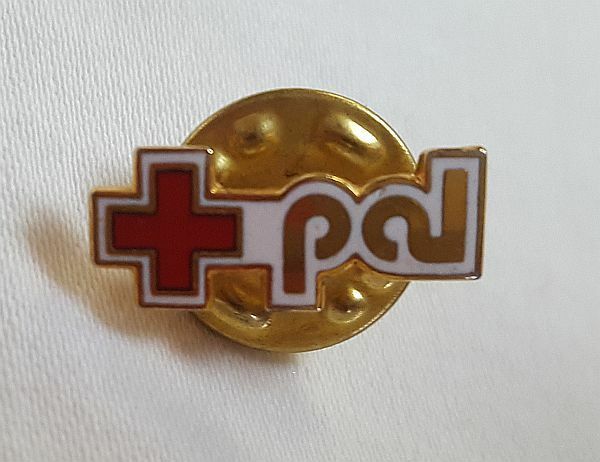 American Red Cross Pal Service Lapel Vest Pin