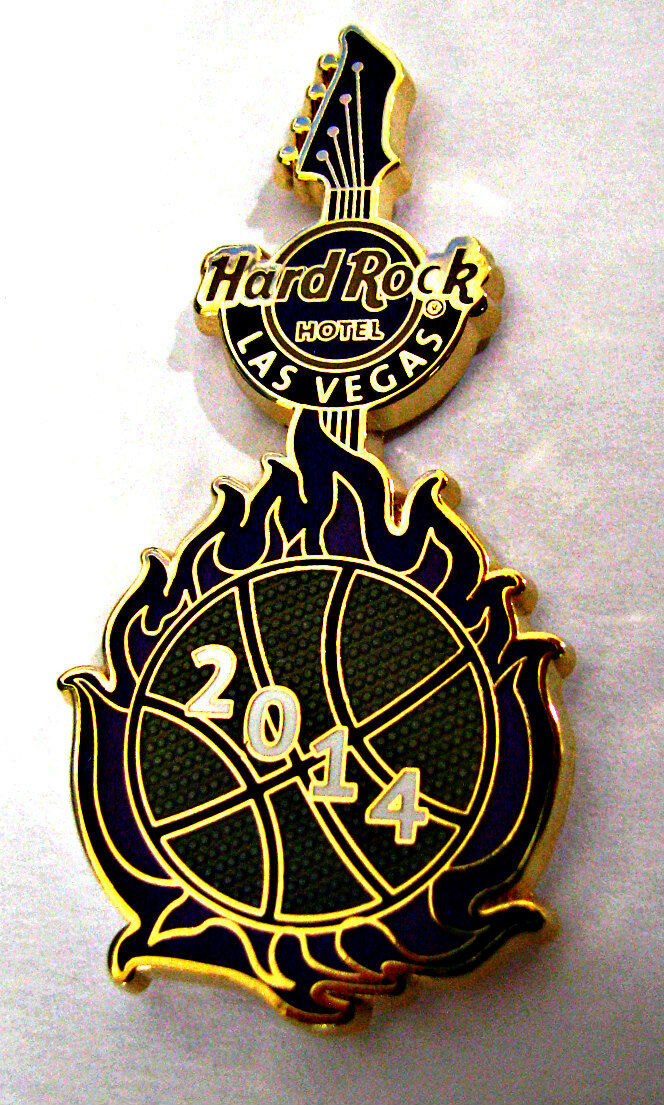 0020 Pin – 2014 Hard Rock Hotel Las Vegas Hot Guitar Basketball Numbered