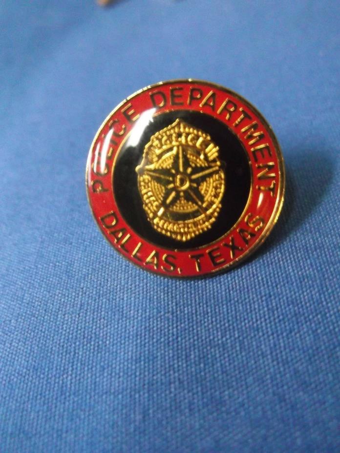 Dallas, Texas Police (Tie Pin Badge) TX