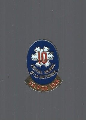 Ski-Doo / Motoneige / Snowmobile Club  ''Val d'Or / Festival 1989''  Pin