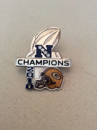 2011 Green Bay Packers 2010 NFC Champions Collectible Football Pin!