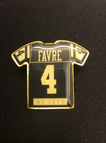 Very Rare New York Jets Brett Favre Collectible Jersey Pin!