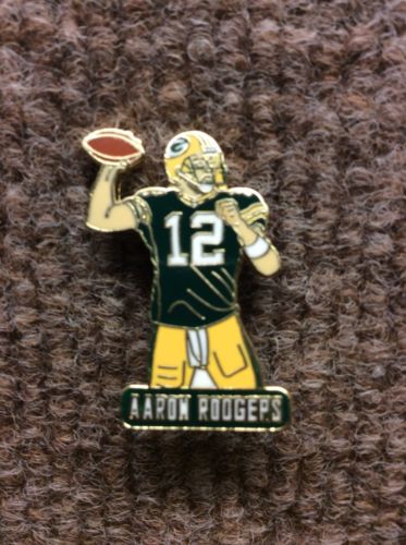 NFL 2012 Green Bay Packers Aaron Rodgers Collectible Football Pin!