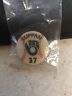 MLB Milwaukee Brewers #37 Pitcher Jeff Suppan Collectible Baseball Pin!