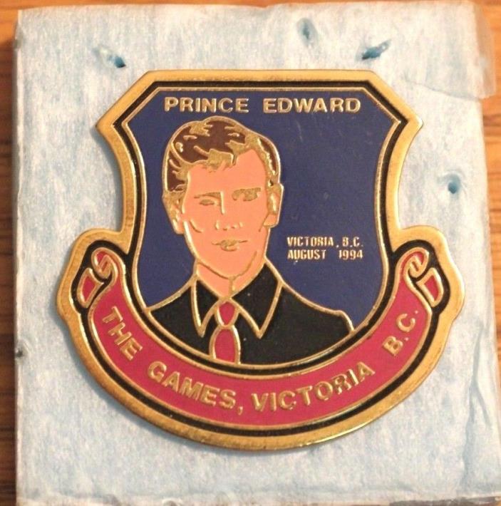 Prince Edward The Games, Victoria BC 1994 Pin