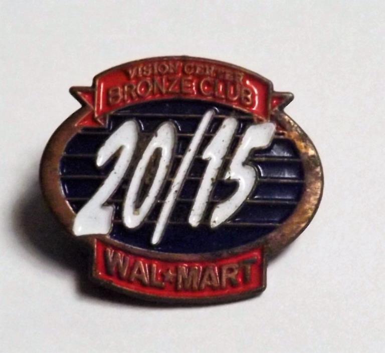 WALMART - VISION CENTER BRONZE CLUB PIN