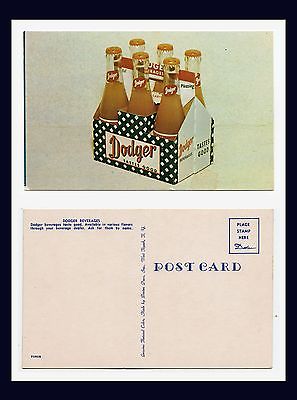 ADVERTISING DUBUQUE IOWA DODGER SODA POP SIX PACK BY DEXTER PRESS CIRCA 1957