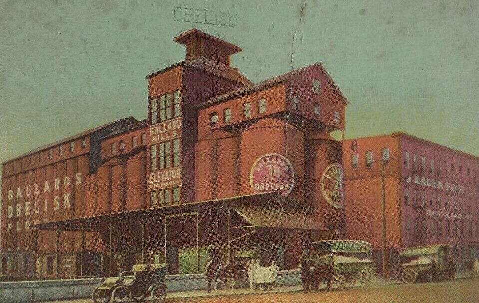 Advertising Postcard - Obelisk Flour, Ballard & Ballard Co., Louisville, KY