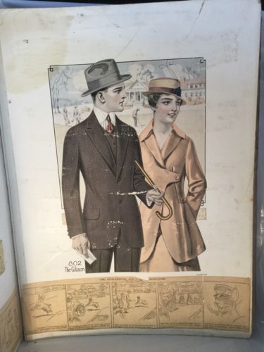 Vintage Men's Fashion 1915 Edesco Edward E. Strauss Autumn Catalog 22
