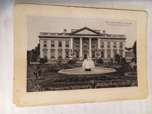 WHITE HOUSE Photo-Litho View Card, Jersey Coffee, Dayton Spice Mills
