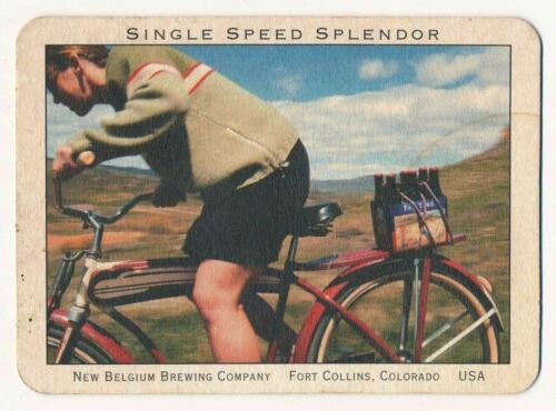 Beer Coaster Postcard, New Belgium Brewing Company, Fort Collins, Colorado