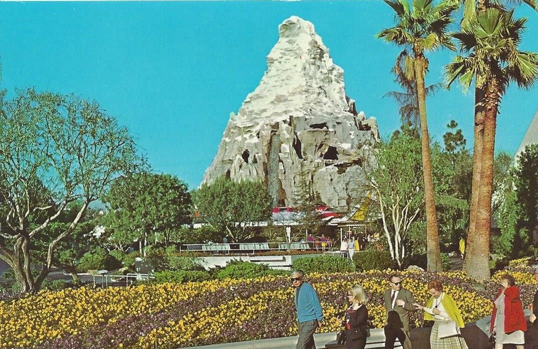 Disneyland Matterhorn Mountain Vintage Postcard