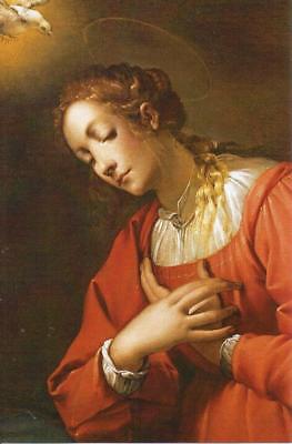 Postcard Il Morazzone Virgin of Annunciation c1610 Crocker Art Museum CA MINT
