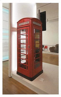 Postcard K-6 Telephone Box Giles Gilbert Scott Designer 1935 Design Museum MINT