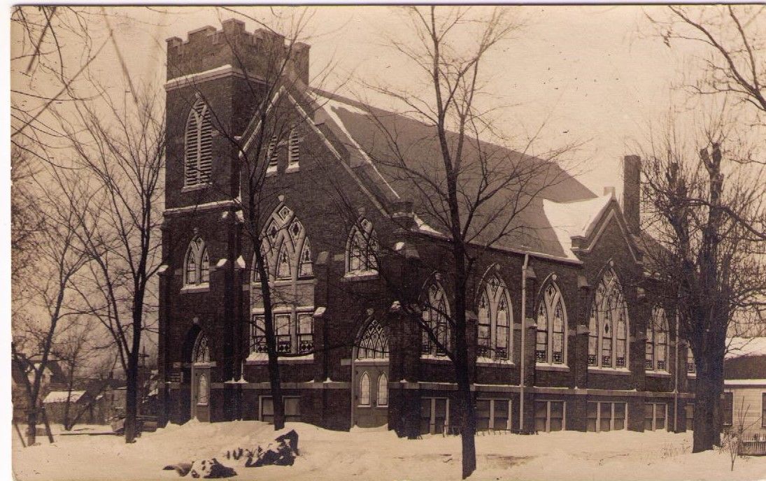 Vintage Postcard - Church - 1918
