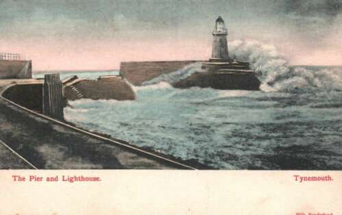 Postcard The Pier and Lighthouse SKU 1326PC