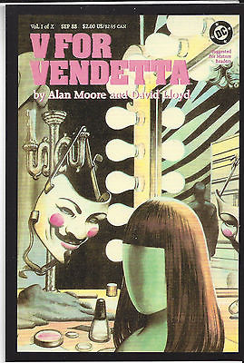 V For Vendetta Action Comics DC Comics Heroes 2010 USPS Postcard # 1