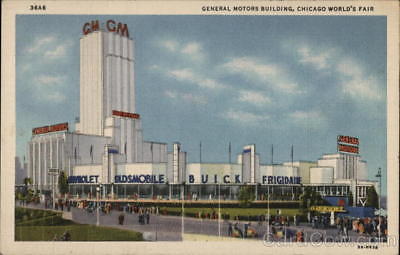 1933 Chicago Worlds  General Motors Building-Chicago World's Fair Teich Cook,DuP