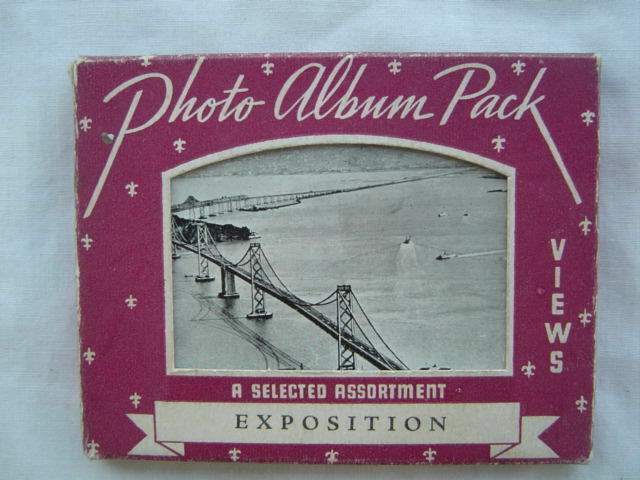 1939-40 Golden Gate-San Francisco Exposition Postcard Album California 15 CARDS!