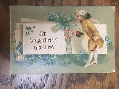 VINTAGE Postcard - St. Valentine's Greeting (302MT)