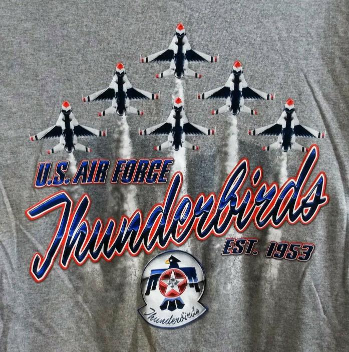 United States Air Force Thunderbirds T-Shirt Adult XL X-Large