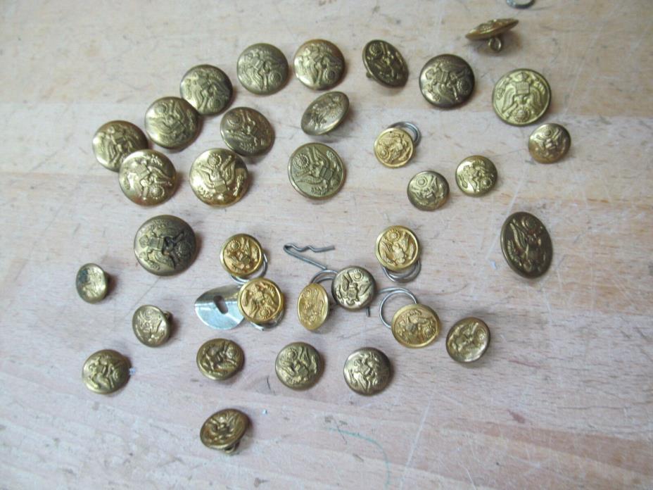 Lot of Military Army Buttons