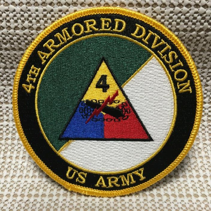 US ARMY 4TH ARMORED DIVISION PATCH