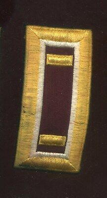 US Army 2nd Lieutenant Medical Uniform Shoulder Board
