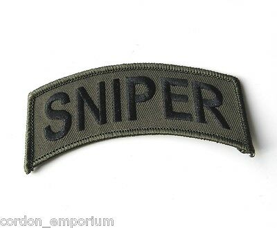 US ARMY SNIPER SPECIAL FORCES SUBDUED PATCH 4 X 1.5 INCHES
