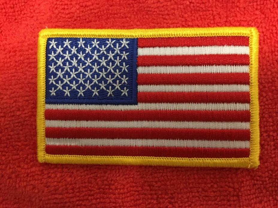 UNITED STATES FLAG PATCH WITH BORDER