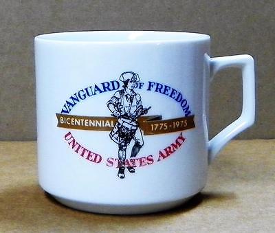 United States Army Bicentennial 1775-1975 Coffee Mug VGUC 3.25