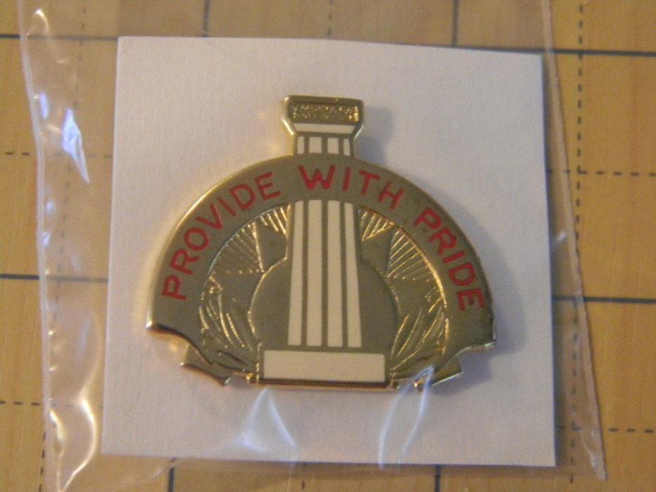 US Army 43D SPT GP Support Group DUI unit insignia crest pin V21 USA Made