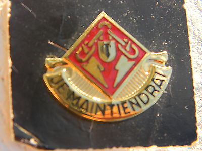 US Army 169th Maintenance BN DI DUI unit insignia hat crest pin G-23