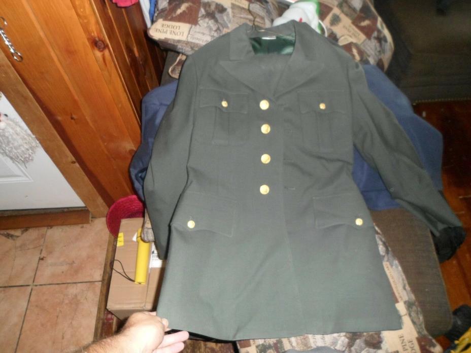 Vtg. Army Dress Coat Spearhead Patch Officer Uniform Jacket Wool pants