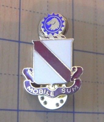 US Army 2nd Support Bn DI / DUI unit insignia crest military pin D-22 USA made