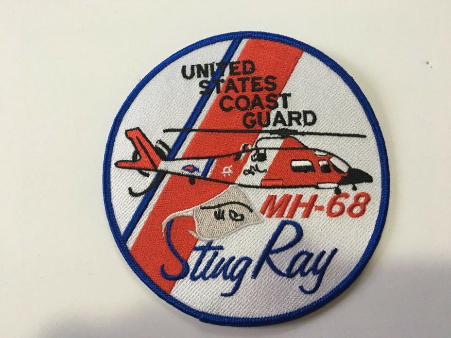 US COAST GUARD HELICOPTER MH-68 STING RAY PATCH