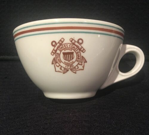 Vintage United States Coast Guard Coffee Cup Restaurant Ware Mayer China 264