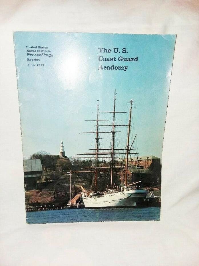 US Coast Guard Academy Book June 1971 Yearbook Naval Institute
