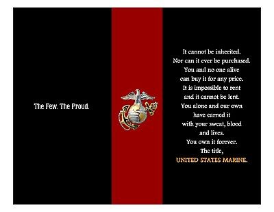 USMC Poster ((8.5