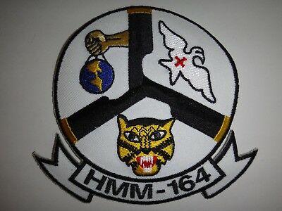 USMC Marine Medium Helicopter Squadron HMM-164 Patch  *Never Worn*