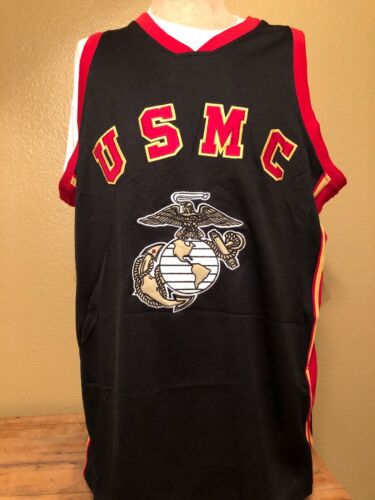 United States MARINES Basketball Stitched Letters Jersey Men's Size  XL New