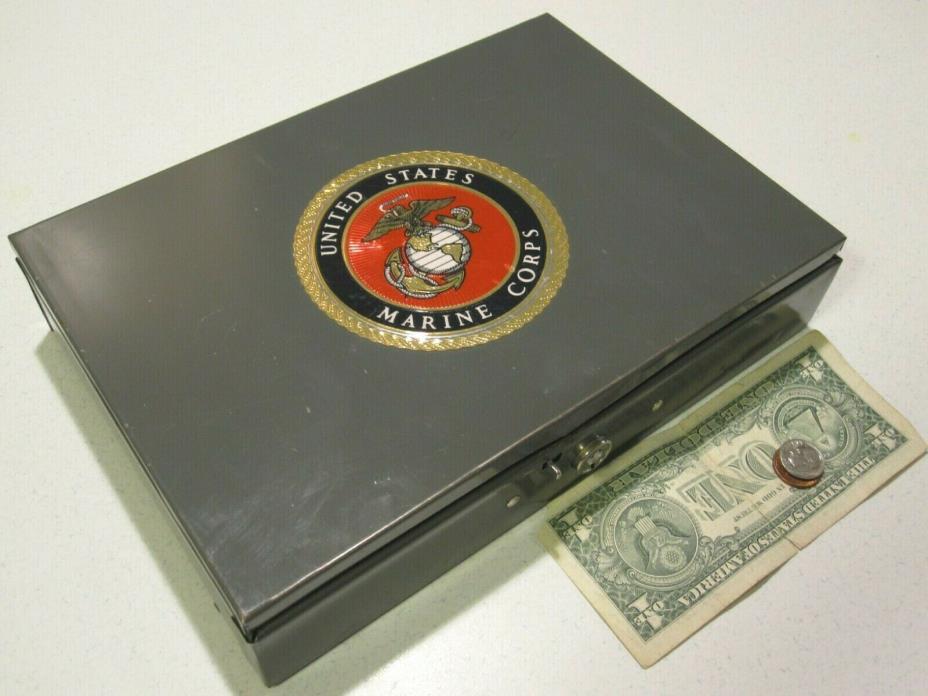 United States Marine Corps Cash Change Box Steelmaster USA No. 10 Art Steel Co.